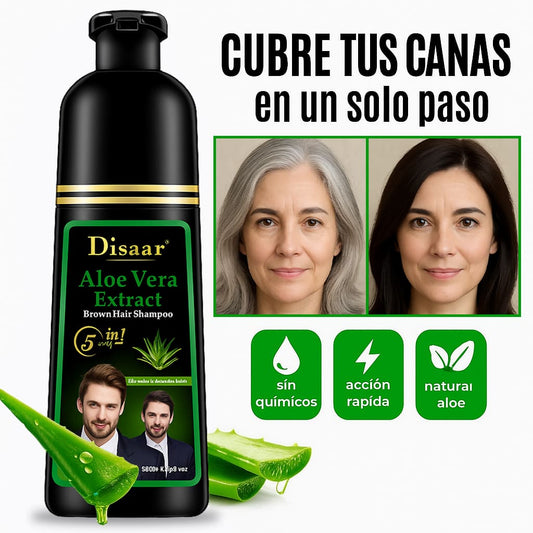 SHAMPOO CUBRE CANAS - Color Intenso y Duradero