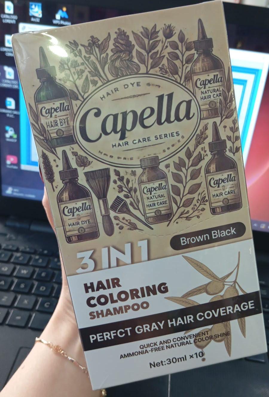 SHAMPOO CUBRE CANAS - Color Intenso y Duradero